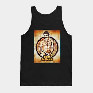 Tom Selleck / 80s Retro Tank Top